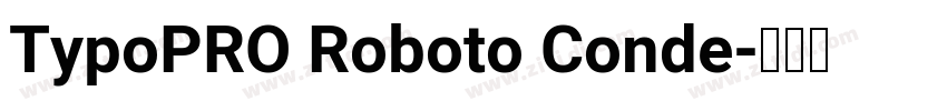 TypoPRO Roboto Conde字体转换